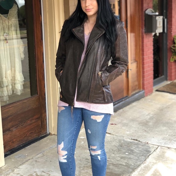 [ Brand New ] STS Lucy Leather Jacket - Picture 1 of 1